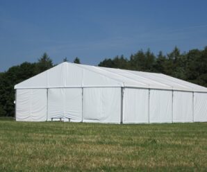 Vyřešte problém s počasím pomocí mobilní haly